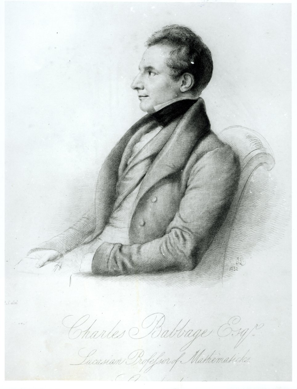 صورة لتشارلز باباج (1792-1871) 1832 بواسطة مدرسة اللغة الإنجليزية