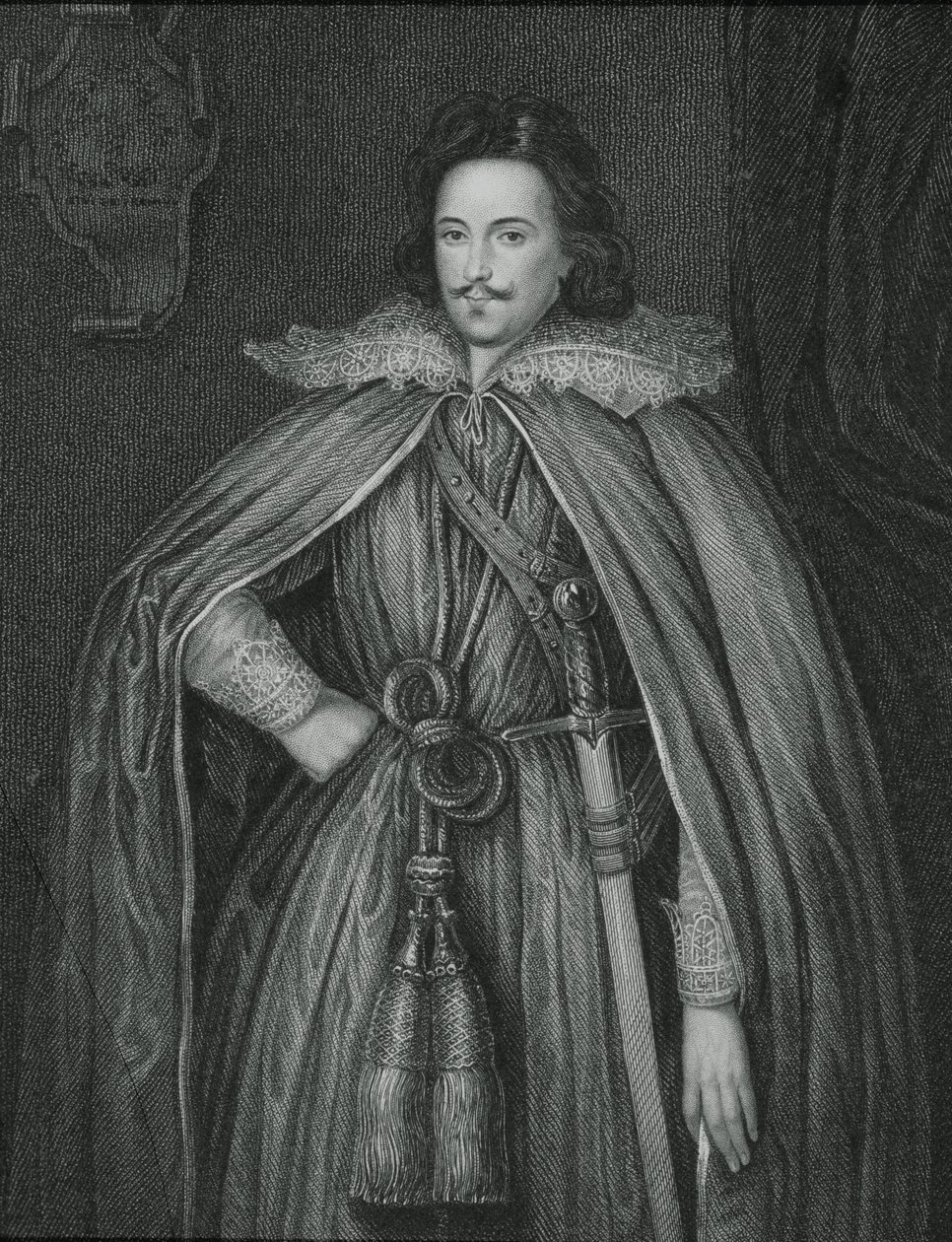 صورة لإدوارد هربرت (1583-1648) ، من "صور بريتيش لودج" ، 1823 بواسطة مدرسة اللغة الإنجليزية