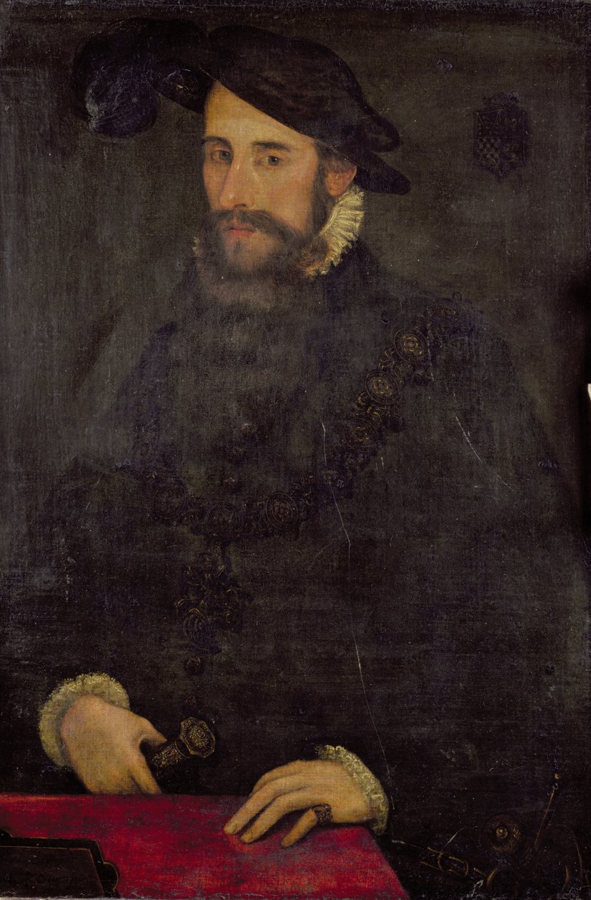 صورة إدوارد سيمور ، دوق سومرست ولورد بروتيكت (c.1500-52) بواسطة مدرسة اللغة الإنجليزية
