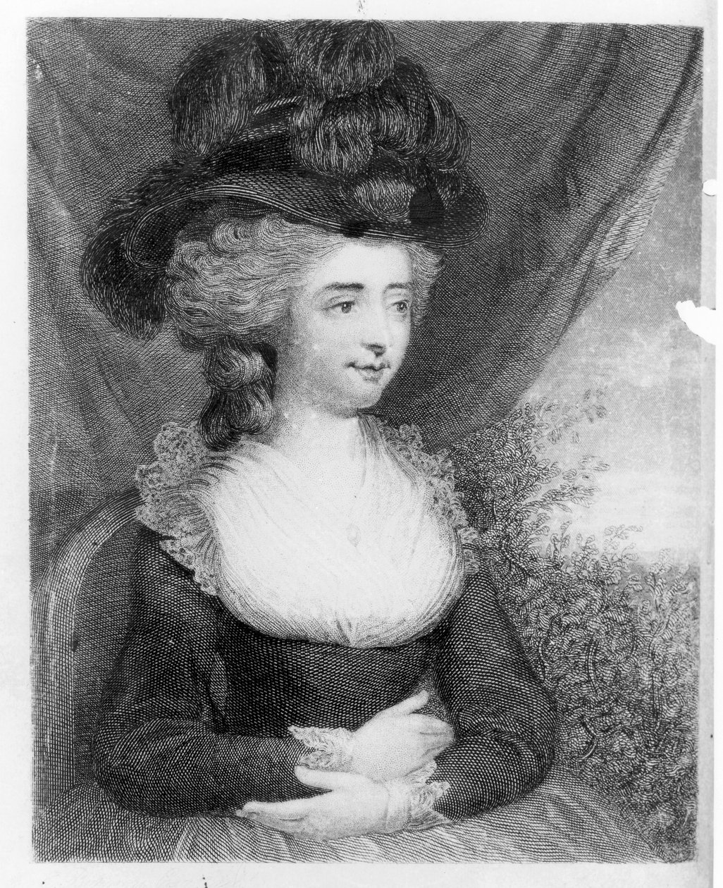 صورة لفاني بورني (مدام داربلاي) (1752-1840) حانة. بقلم هنري كولبورن ، لندن ، 1842 بواسطة مدرسة اللغة الإنجليزية