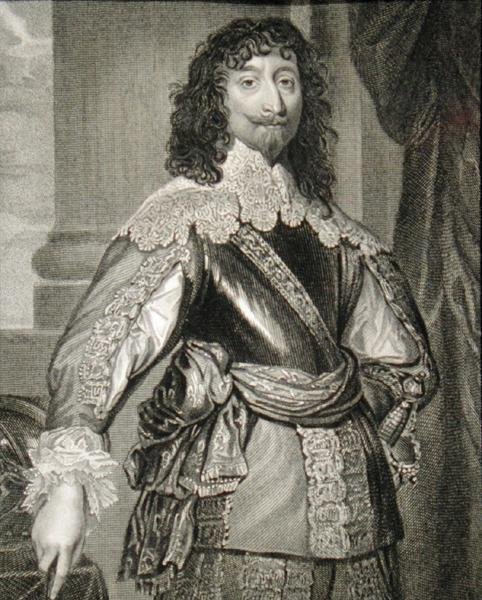 صورة لجورج جوردون (1586-1649) مركيز هنتلي الثاني ، من "لوحات لودج البريطانية" بواسطة مدرسة اللغة الإنجليزية