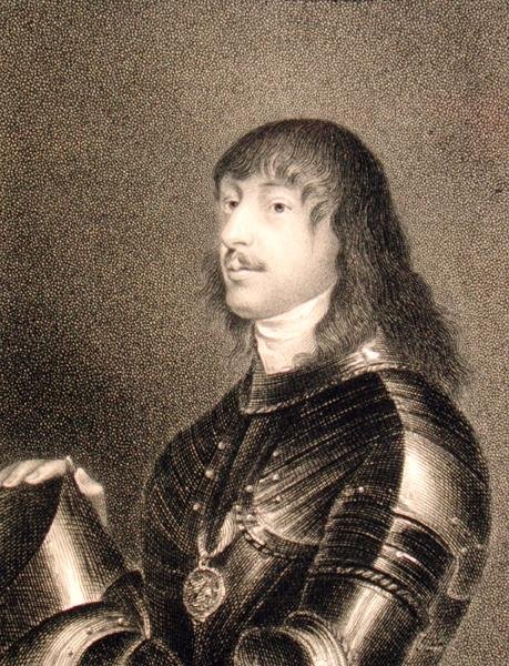 صورة لجيمس ستانلي (1607-1601) ، من "لوحات لودج البريطانية" بواسطة مدرسة اللغة الإنجليزية