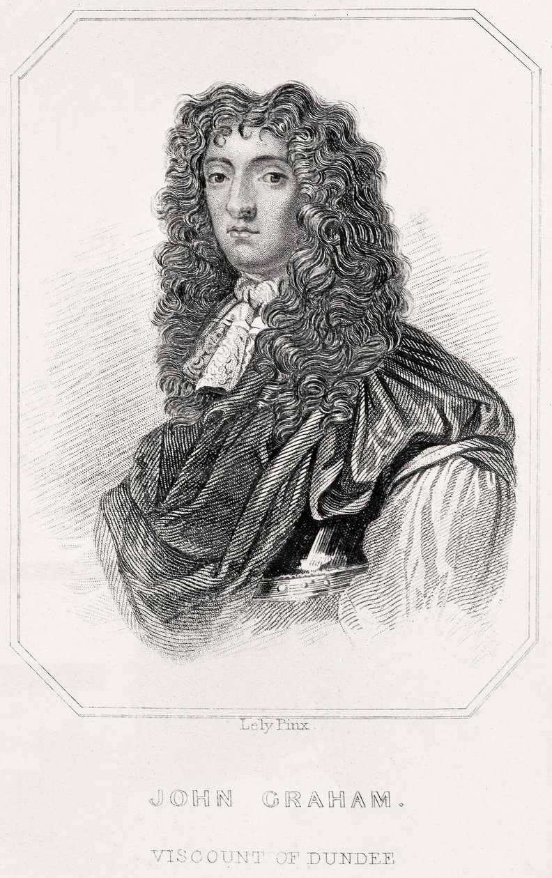 صورة جون جراهام ، Viscount of Dundee ، ١٨٣٥ بواسطة مدرسة اللغة الإنجليزية