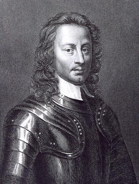 صورة جون هامبدن (1594-1643) (نقش) بواسطة مدرسة اللغة الإنجليزية