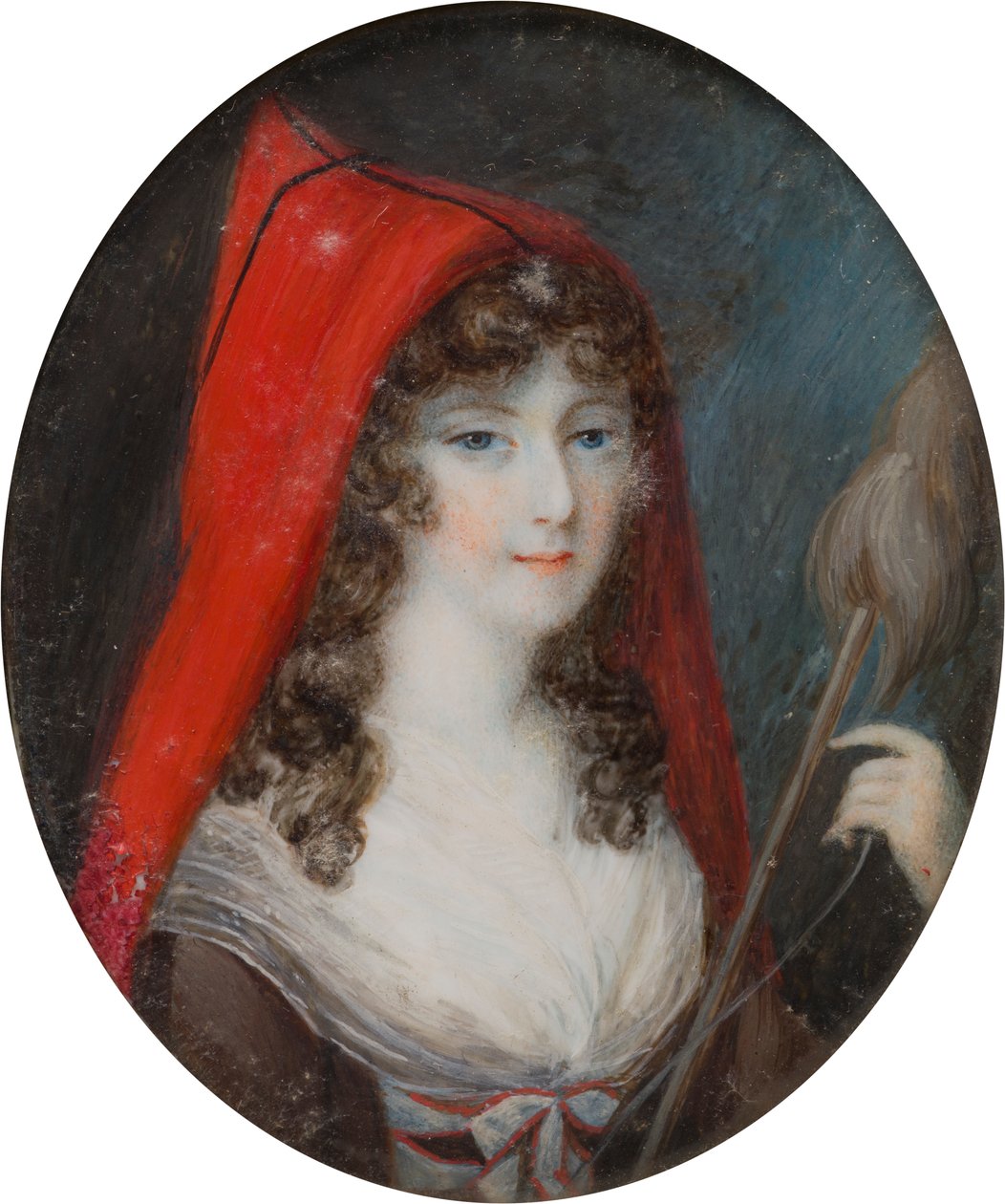 صورة لوسي بينج ، الكونتيسة الأولى لبرادفورد (1766-1844) ، 1786-1844 (زيت على قماش) بواسطة مدرسة اللغة الإنجليزية