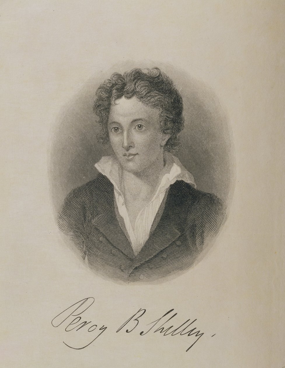 صورة لبيرسي بيش شيلي (1792-1822) ، بواسطة مدرسة اللغة الإنجليزية