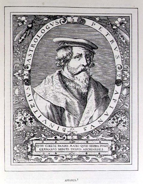 صورة بيتروس أبيانوس (1501-52) من السرد والتاريخ النقدي لأمريكا ، حرره جاستين وينسور ، لندن ، 1886 بواسطة مدرسة اللغة الإنجليزية