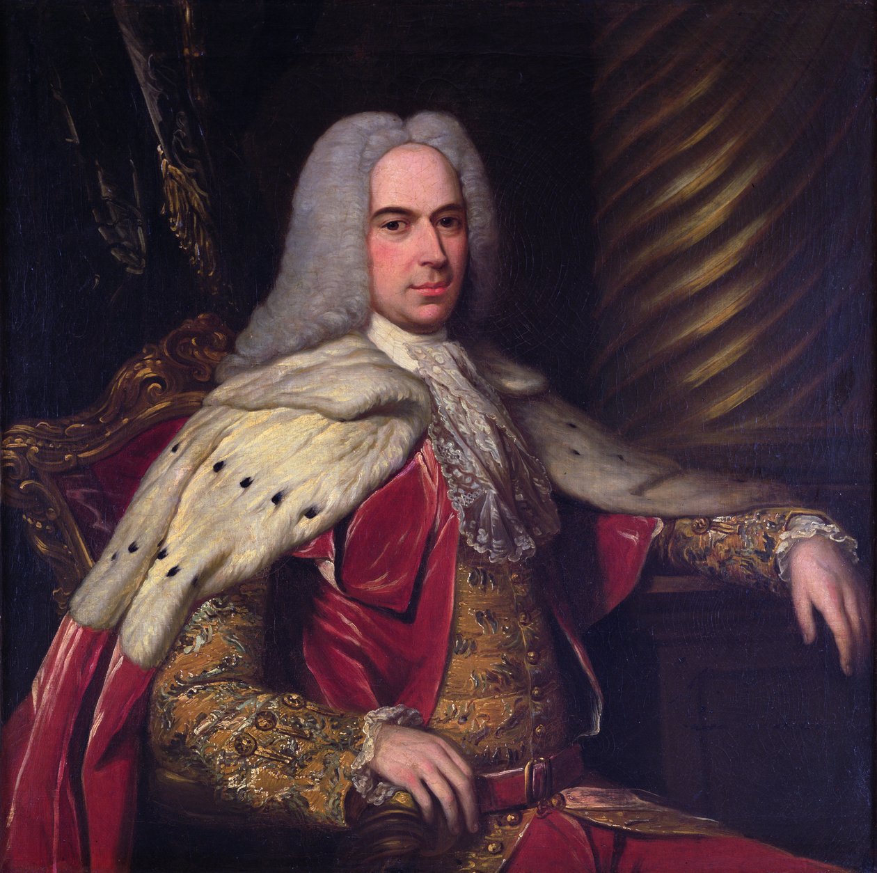 صورة لتوماس ، Viscount 1st Gage بواسطة مدرسة اللغة الإنجليزية