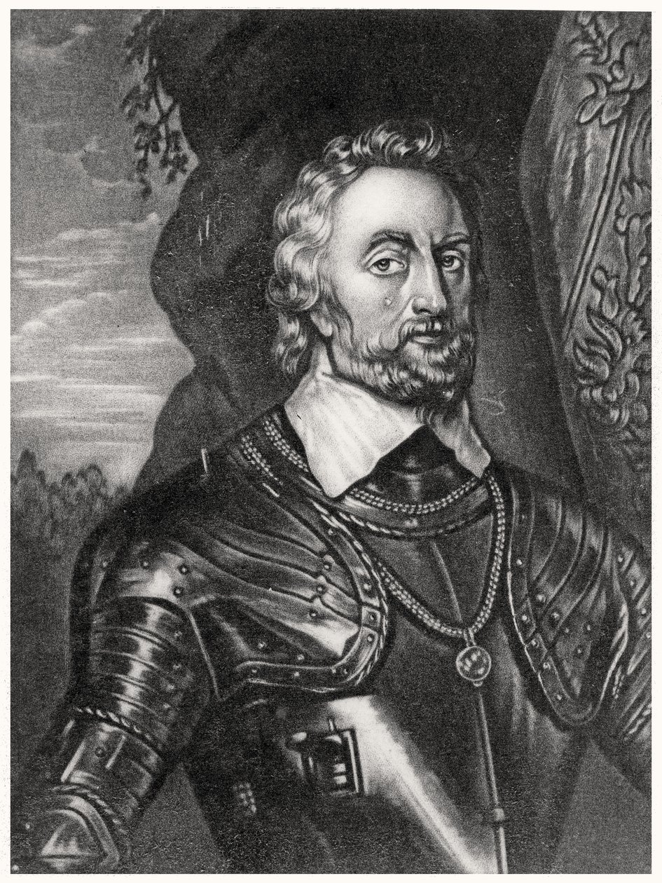 صورة لتوماس هوارد ، إيرل أروندل (1585-1646) ، نقشها ريتشارد إيرلوم (1743-1822) وتشارلز تورنر (c.1773-1857) من شخصيات لامعة في التاريخ البريطاني (mezzotint) بواسطة مدرسة اللغة الإنجليزية