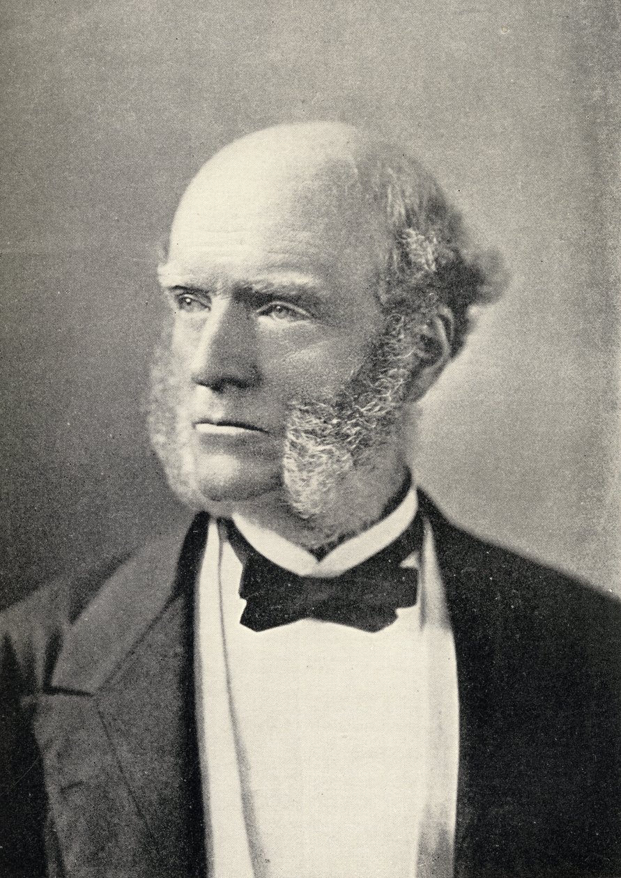 صورة لتوماس هيوز (1822-1896) بواسطة مدرسة اللغة الإنجليزية