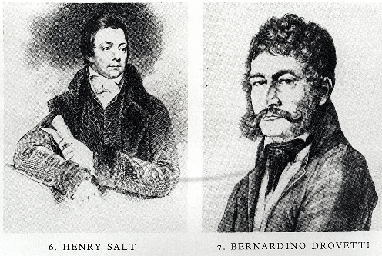 صور هنري سولت (1780-1827) وبرناردينو دروفيتي (1776-1852) بواسطة مدرسة اللغة الإنجليزية