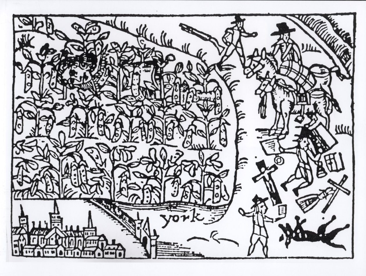 الأمير روبرت (1619-1682) يختبئ في حقل فول في معركة مارستون مور في 2 يوليو 1644 بواسطة مدرسة اللغة الإنجليزية