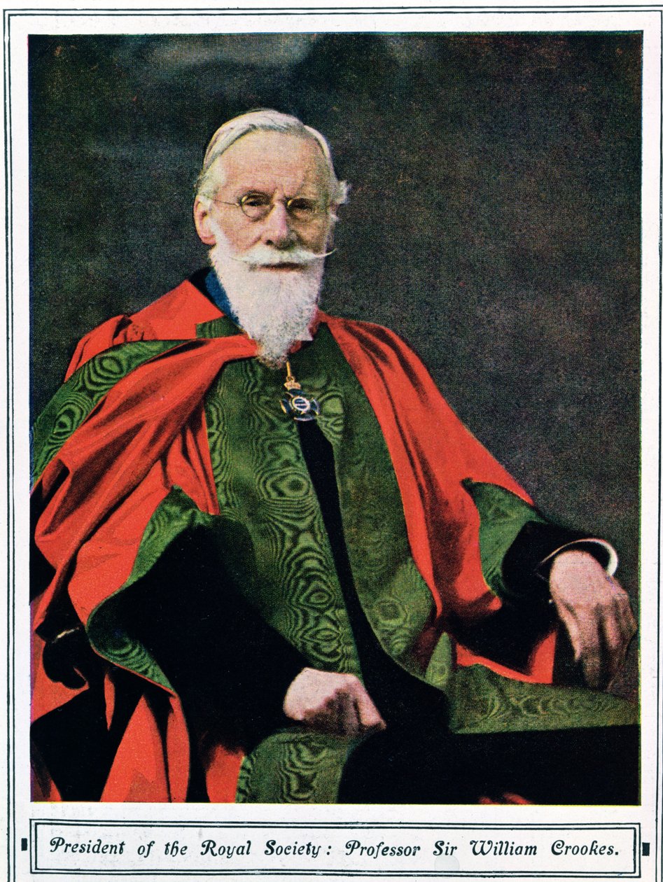 البروفيسور السير ويليام كروكس (1832-1919) من أخبار لندن المصورة ، مايو 1914 بواسطة مدرسة اللغة الإنجليزية