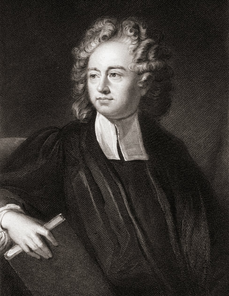ريتشارد بنتلي (1662-1742) من معرض اللوحات المنشورة عام 1833 بواسطة مدرسة اللغة الإنجليزية