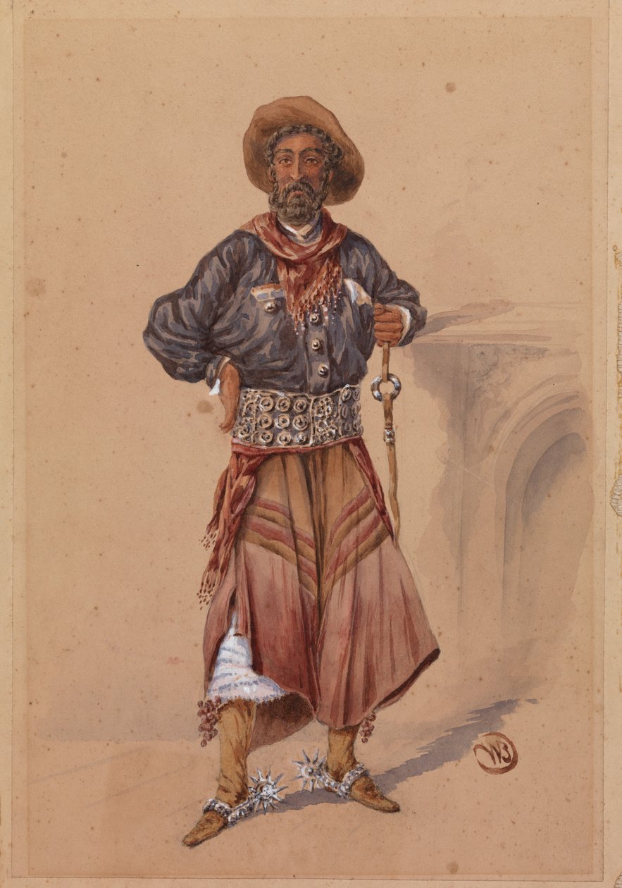 روبرت بونتين كانينجهام جراهام ، 1890 (مرحاض على ورق) بواسطة مدرسة اللغة الإنجليزية