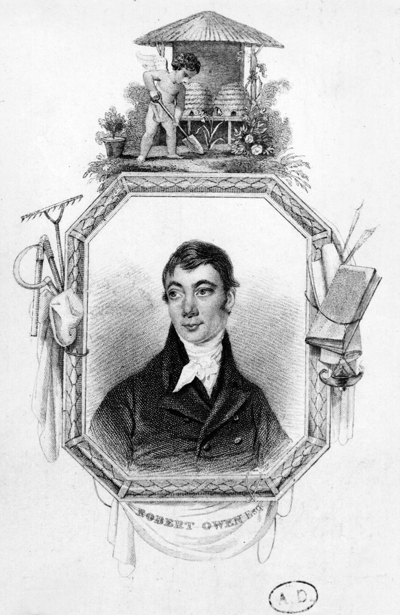 روبرت أوين (1771-1858) بواسطة مدرسة اللغة الإنجليزية