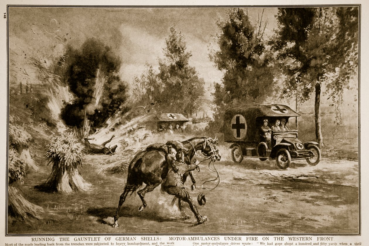 تشغيل القفاز من القذائف الألمانية: سيارات الإسعاف تحت النار على الجبهة الغربية ، 1914-1919 بواسطة مدرسة اللغة الإنجليزية