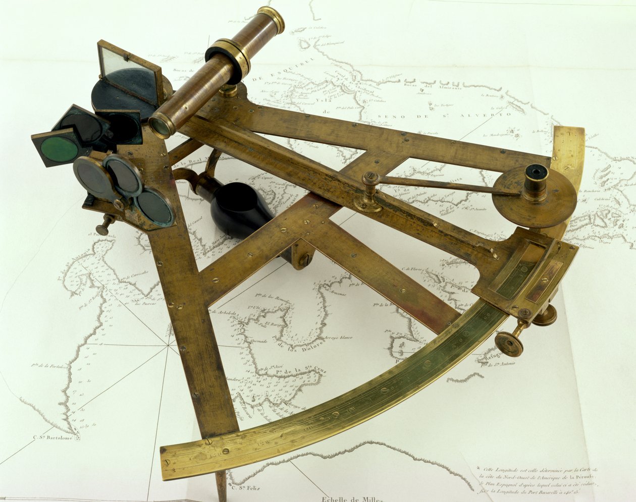 Sextant ، الإنجليزية (نحاسية) بواسطة مدرسة اللغة الإنجليزية