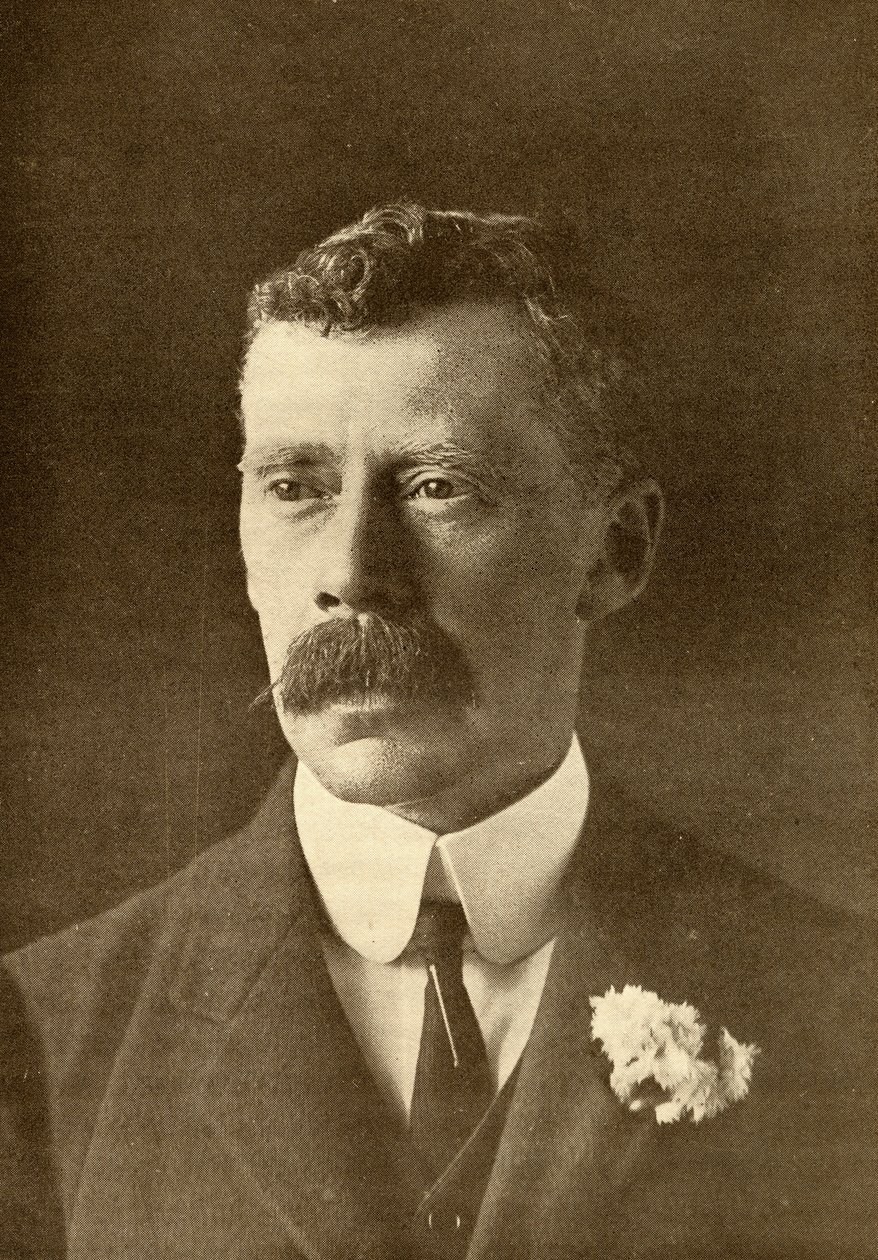 السير آرثر توماس Quiller-Couch (1863-1944) (ليثو) بواسطة مدرسة اللغة الإنجليزية