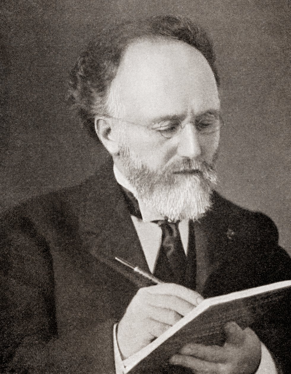 السير ريتشارد تريفيثيك تانجي (1833-1906) (صورة بالأبيض والأسود) بواسطة مدرسة اللغة الإنجليزية