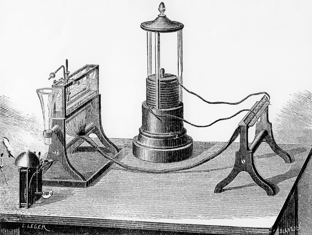 تلغراف Soemmerings ، 1883 بواسطة مدرسة اللغة الإنجليزية