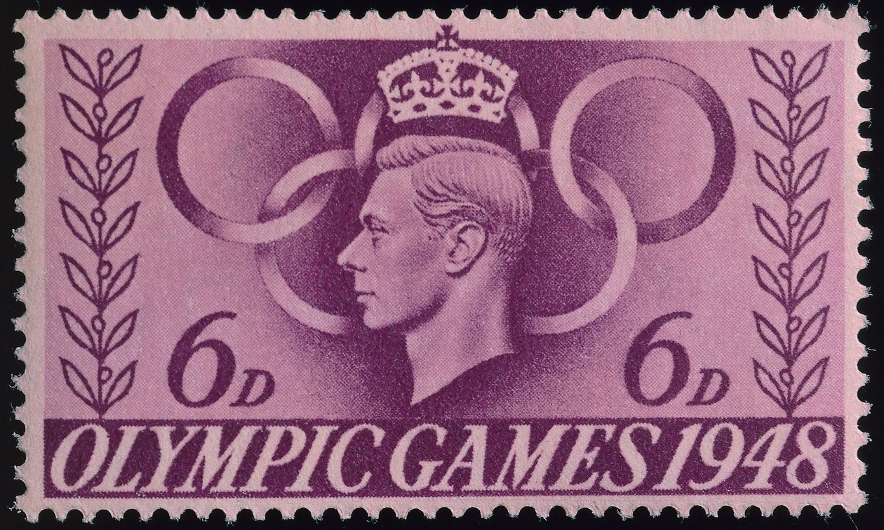 Stamp commemorating the 1948 London Olympics بواسطة مدرسة اللغة الإنجليزية