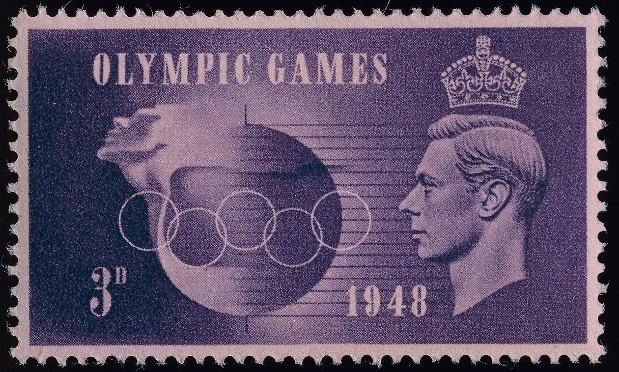 Stamp commemorating the 1948 London Olympics بواسطة مدرسة اللغة الإنجليزية