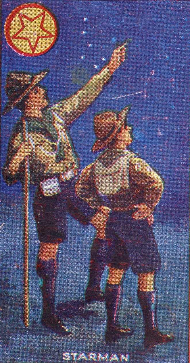 شارة الكشفية Starman ، 1923 بواسطة مدرسة اللغة الإنجليزية
