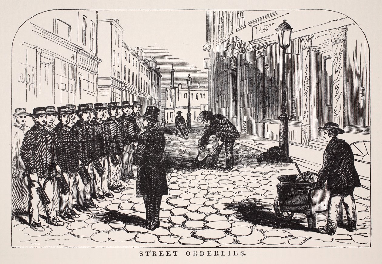 طلبيات الشوارع ، توضيح من London Labour و London Poor بقلم Henry Mayhew ، حانة. 1862 بواسطة مدرسة اللغة الإنجليزية