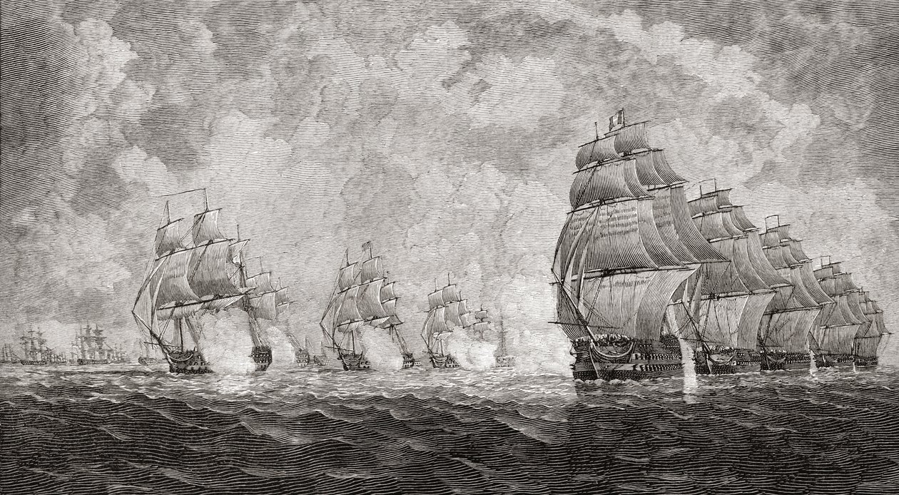 معركة بولو أورا ، 1804 ، من "تاريخ قصير للشعب الإنجليزي" بقلم جي آر جرين ، نُشر عام 1893 بواسطة مدرسة اللغة الإنجليزية