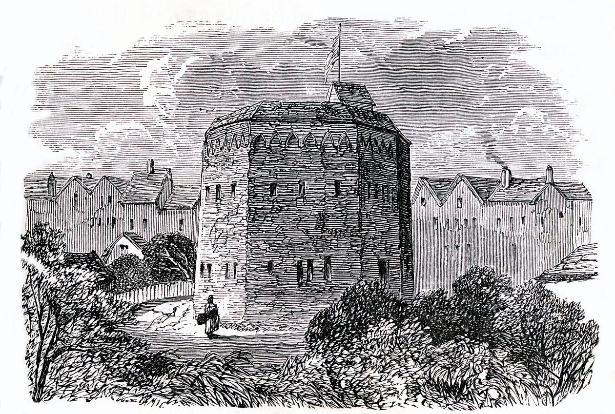The Beargarden, Southwark, London (litho) بواسطة مدرسة اللغة الإنجليزية