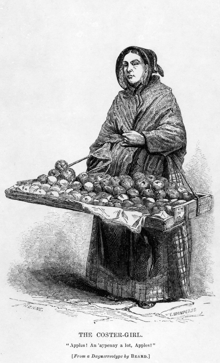 كوستر جيرل ، ج .1840 بواسطة مدرسة اللغة الإنجليزية