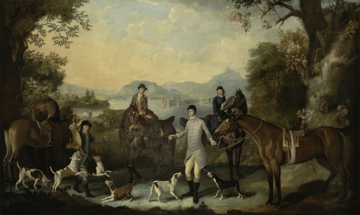 وفاة الأرنب ، c.1760-70 بواسطة مدرسة اللغة الإنجليزية