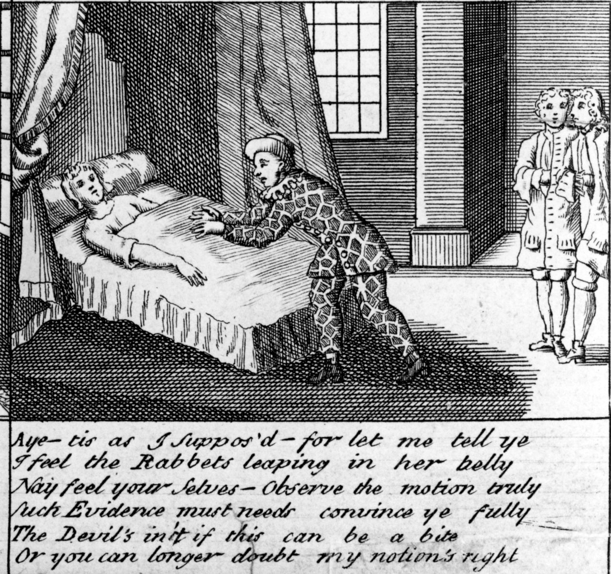 دكتور في العمل ، أو Whim Wham من Guildford ، c.1726 بواسطة مدرسة اللغة الإنجليزية