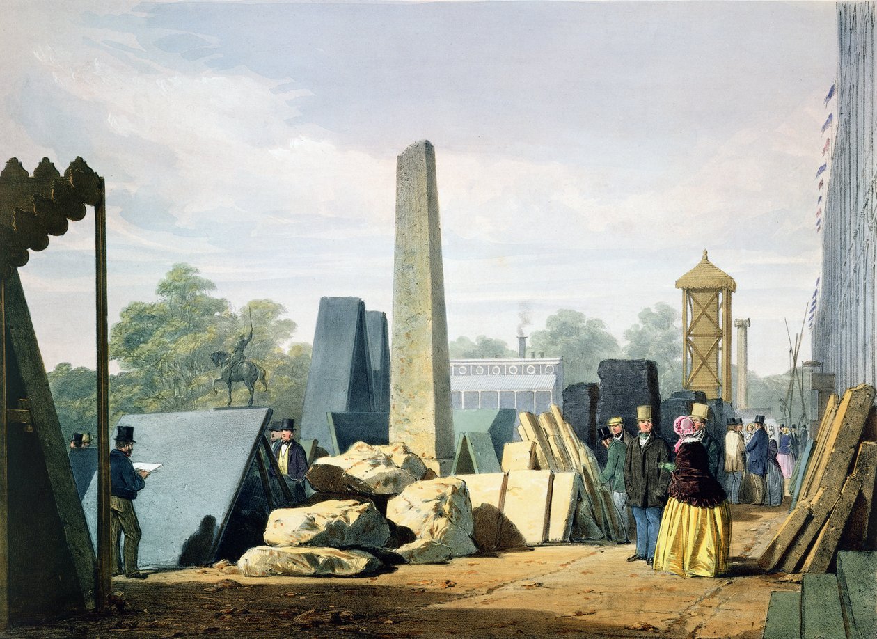 الخارج ، من صور ديكنسون الشاملة للمعرض الكبير لعام 1851 ، نشر 1854 بواسطة مدرسة اللغة الإنجليزية