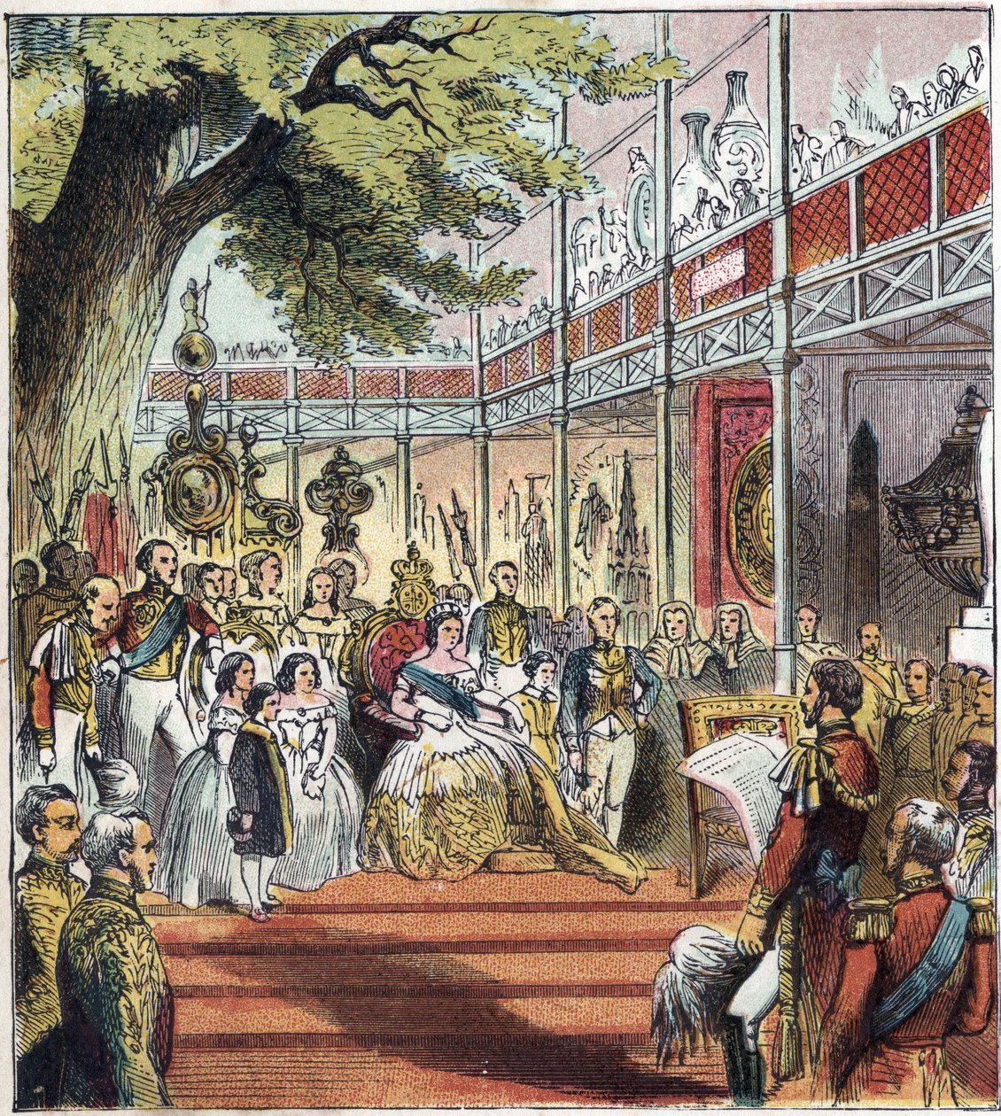 The Great London Expo at Hyde Park in 1851. Great Exhibition of 1851.” A glass palace was built in Hyde Park to exhibit many things from different nations worldwide in 1851 بواسطة مدرسة اللغة الإنجليزية