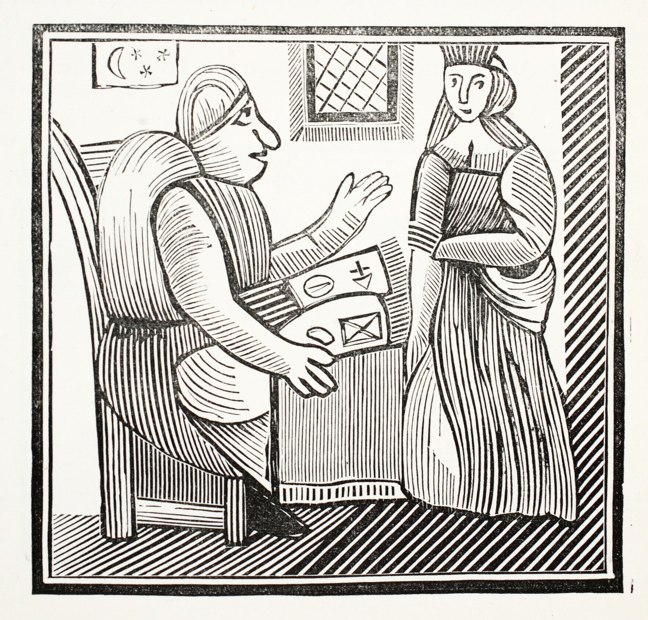 تاريخ أم مجموعة الغرب ، توضيح من كتب الفصل الثاني عشر للكاتب جون أشتون ، حانة. 1882 بواسطة مدرسة اللغة الإنجليزية