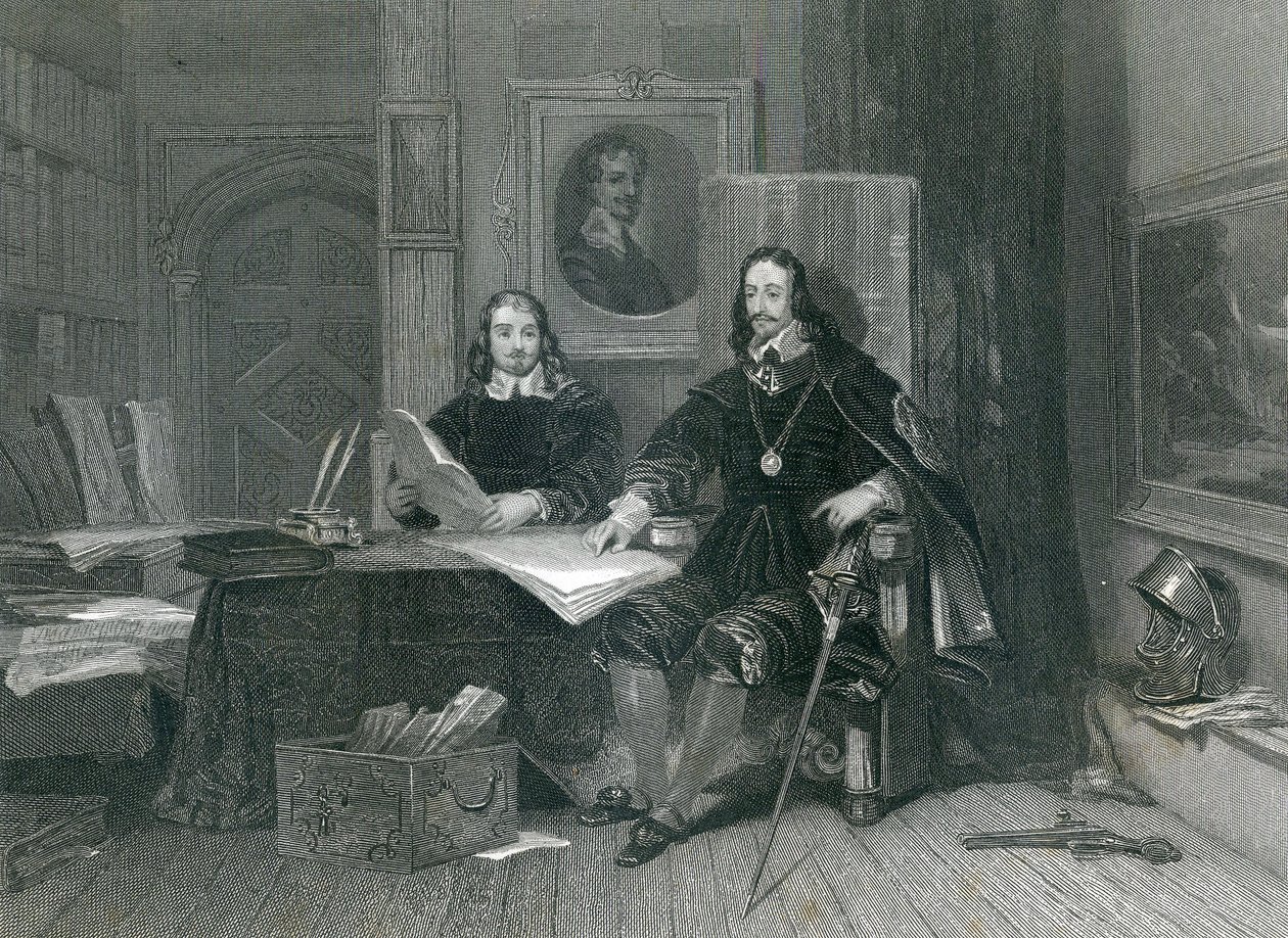 الملك وهايد في أكسفورد ، بقلم ج.ي. ويلمور ، 1844 بواسطة مدرسة اللغة الإنجليزية