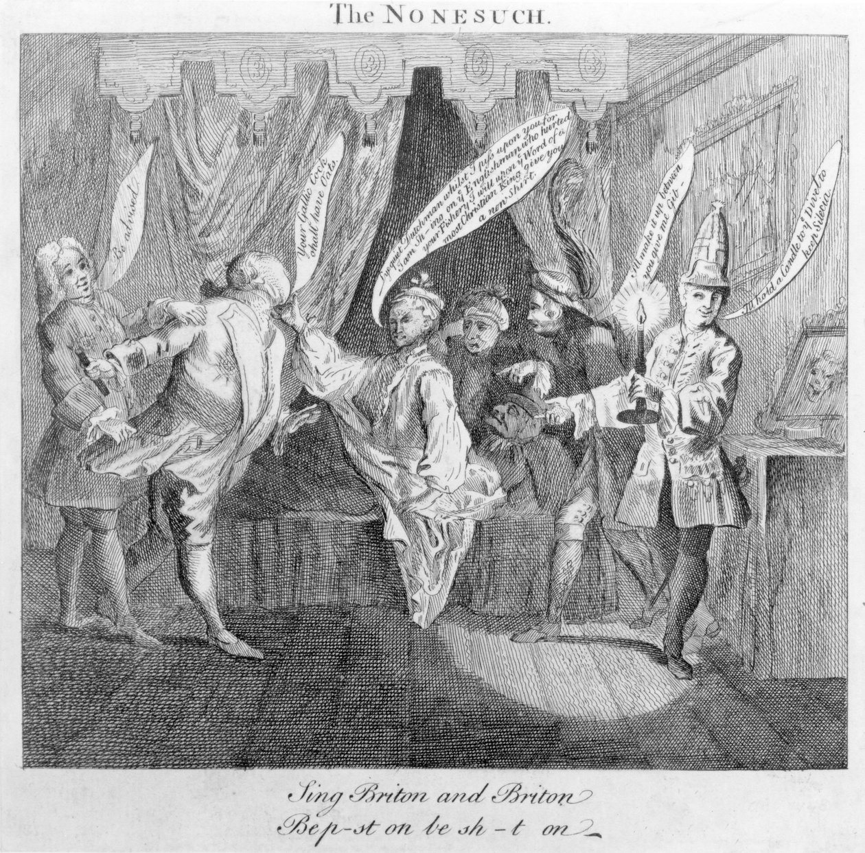 The Nonesuch ، ج .1748 بواسطة مدرسة اللغة الإنجليزية