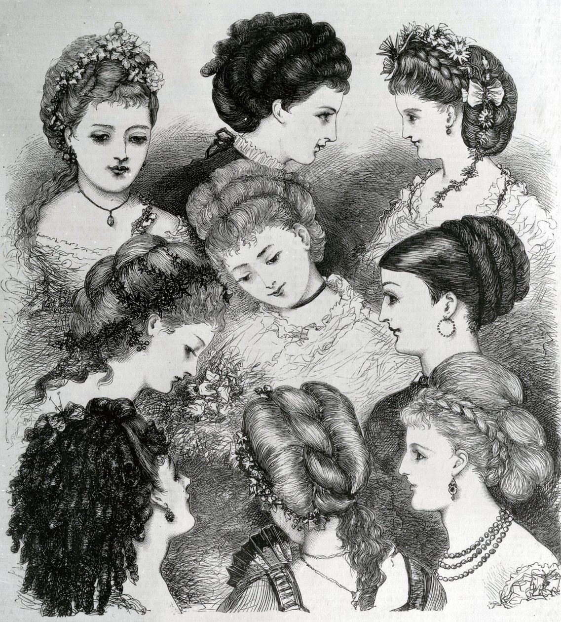 الموضات الحالية في الشعر ، 1870 بواسطة مدرسة اللغة الإنجليزية