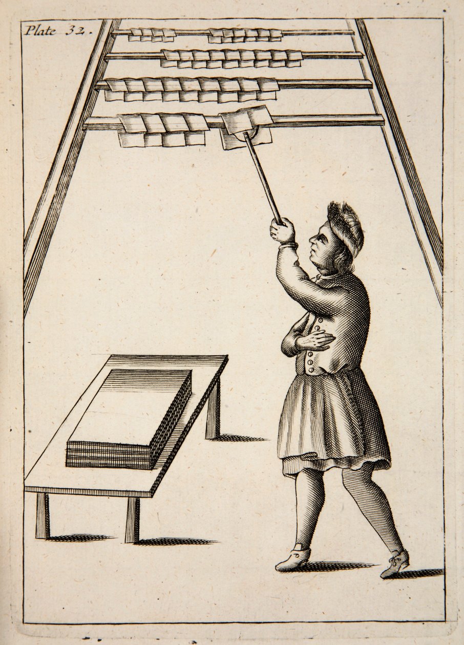 The Pressman Hanging Paper ، Pub. 1683 النقش. بواسطة مدرسة اللغة الإنجليزية