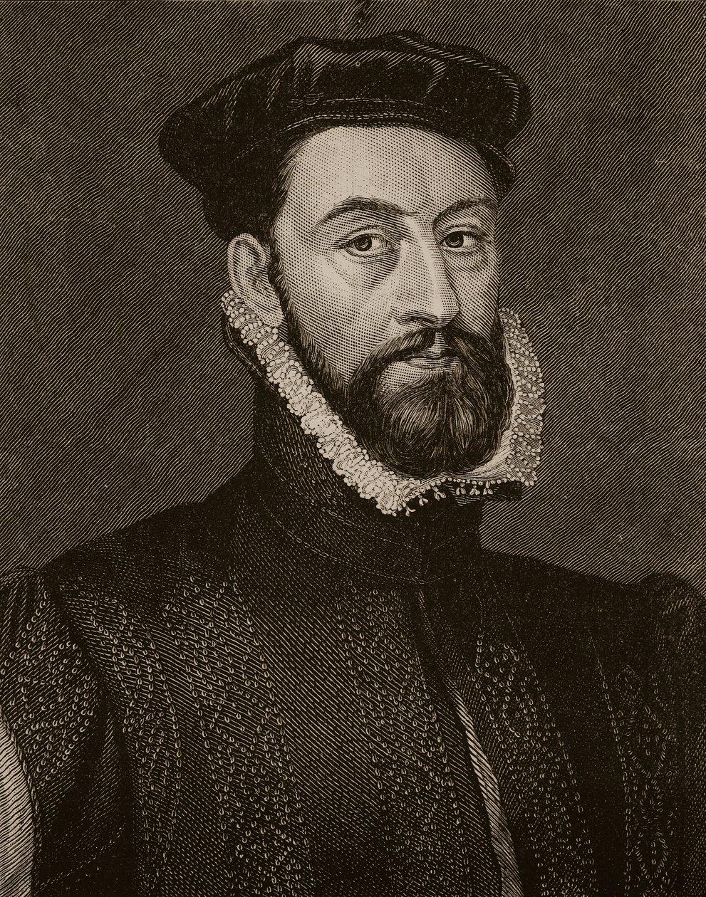 The Regent Murray ، رسم توضيحي من Cassells Illustrated History of England (sepia photo) بواسطة مدرسة اللغة الإنجليزية