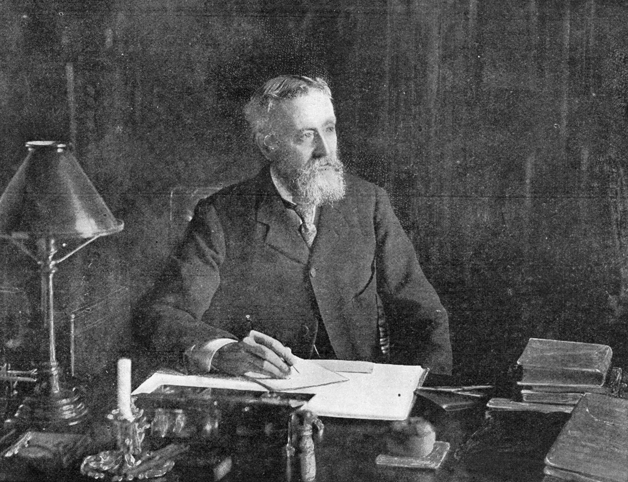 هون الصحيح. السير مايكل هيكس بيتش ، رسم توضيحي من الجرافيك ، 19 يوليو 1902 بواسطة مدرسة اللغة الإنجليزية