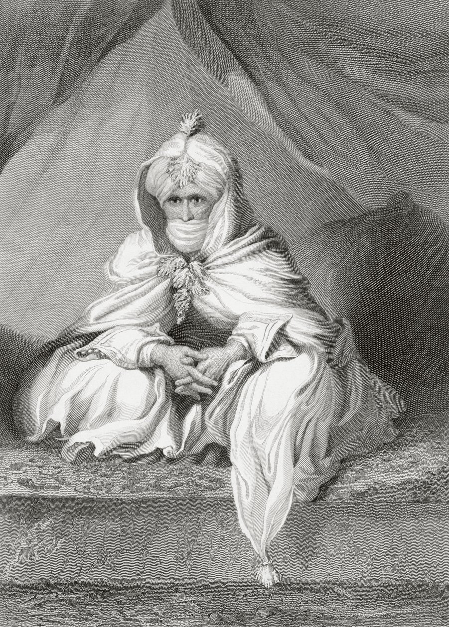 شيخ بورنو ، 1826 بواسطة مدرسة اللغة الإنجليزية