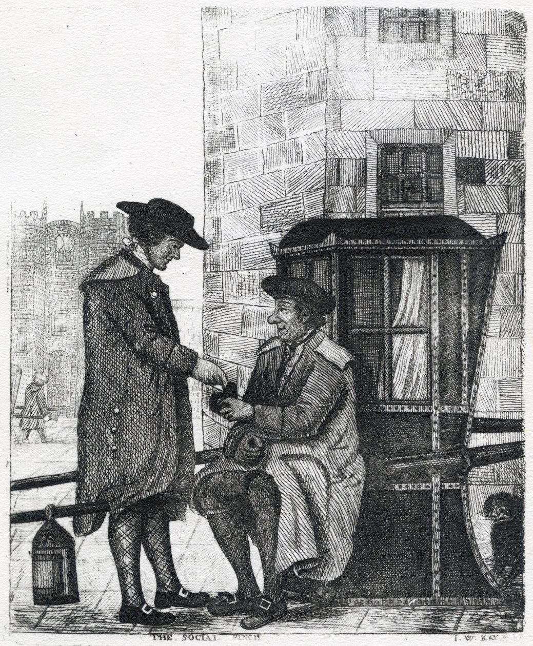 القرص الاجتماعي ، مطبوع بقلم ويليام كاي ، 1784-1813 بواسطة مدرسة اللغة الإنجليزية