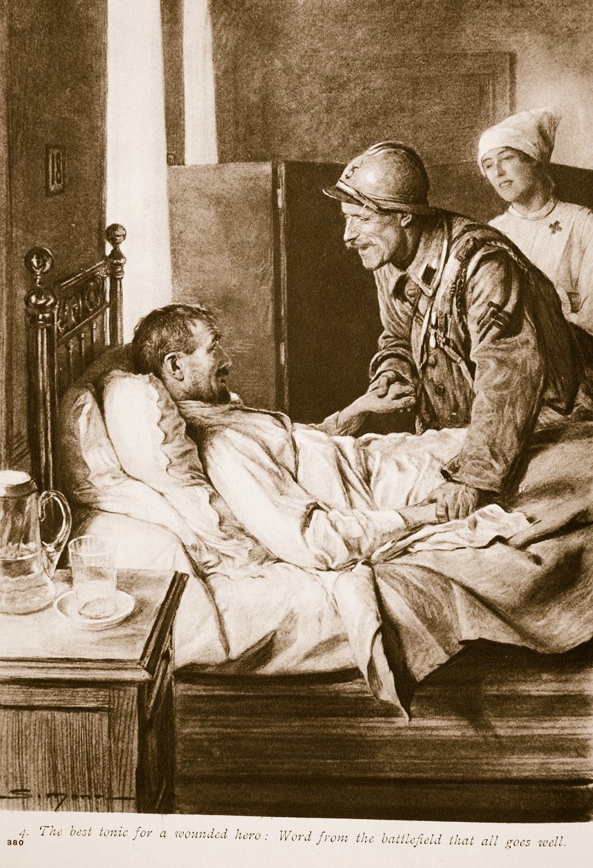 أفضل منشط للجندي الجريح: كلمة من ساحة المعركة تسير على ما يرام ، 1914-1919 بواسطة مدرسة اللغة الإنجليزية