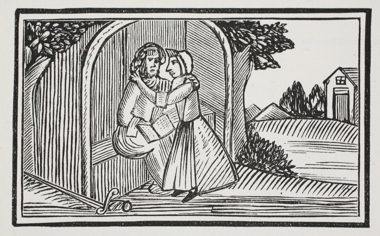 وفاة جاي ، توضيح من كتب الفصل الثامن عشر من قبل جون أشتون ، حانة. 1882 بواسطة مدرسة اللغة الإنجليزية