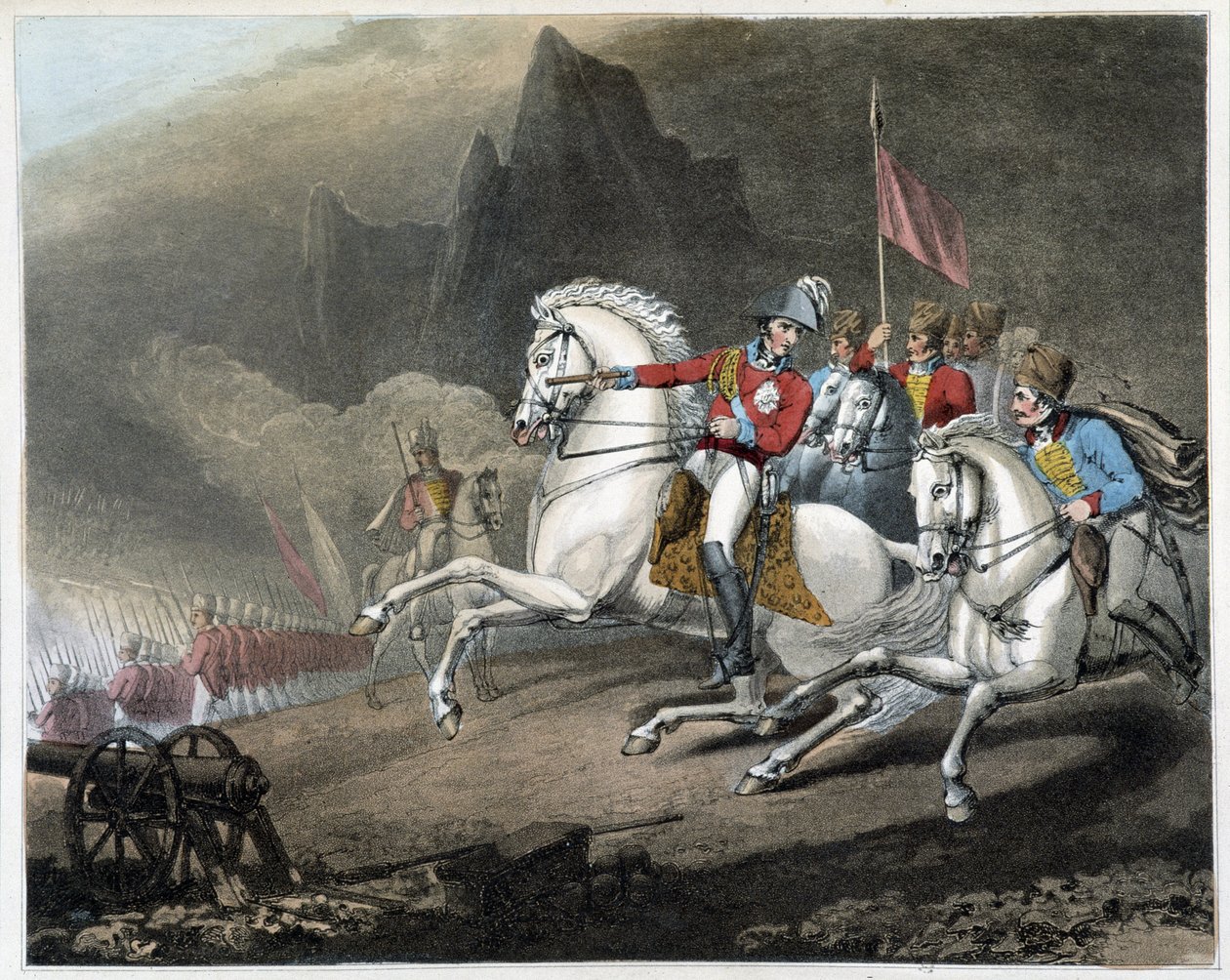 The victories of the Duke of Wellington (from the plates of R. Westall), London, ed. Thomas Davidson بواسطة مدرسة اللغة الإنجليزية