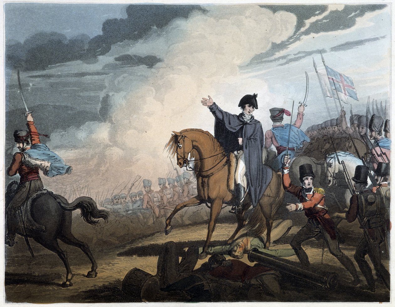 The victories of the Duke of Wellington (from the plates of R. Westall), London, ed. Thomas Davidson بواسطة مدرسة اللغة الإنجليزية