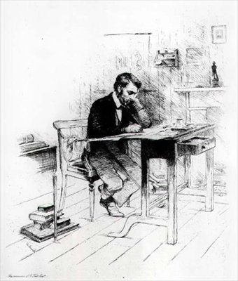 توماس كارليل (1795-1881) بواسطة مدرسة اللغة الإنجليزية